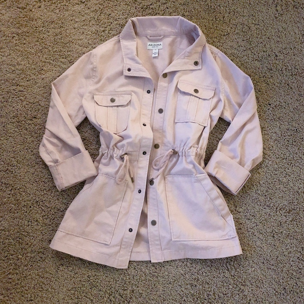 Light pink utility jacket